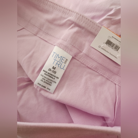 TIME AND TRU | NWT Pink stretch capris - Picture 4 of 5